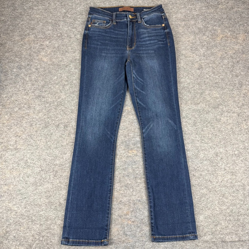 Judy Blue Skinny Fit Capri Jeans 27"‎ Denim Blue Womens 3/26
